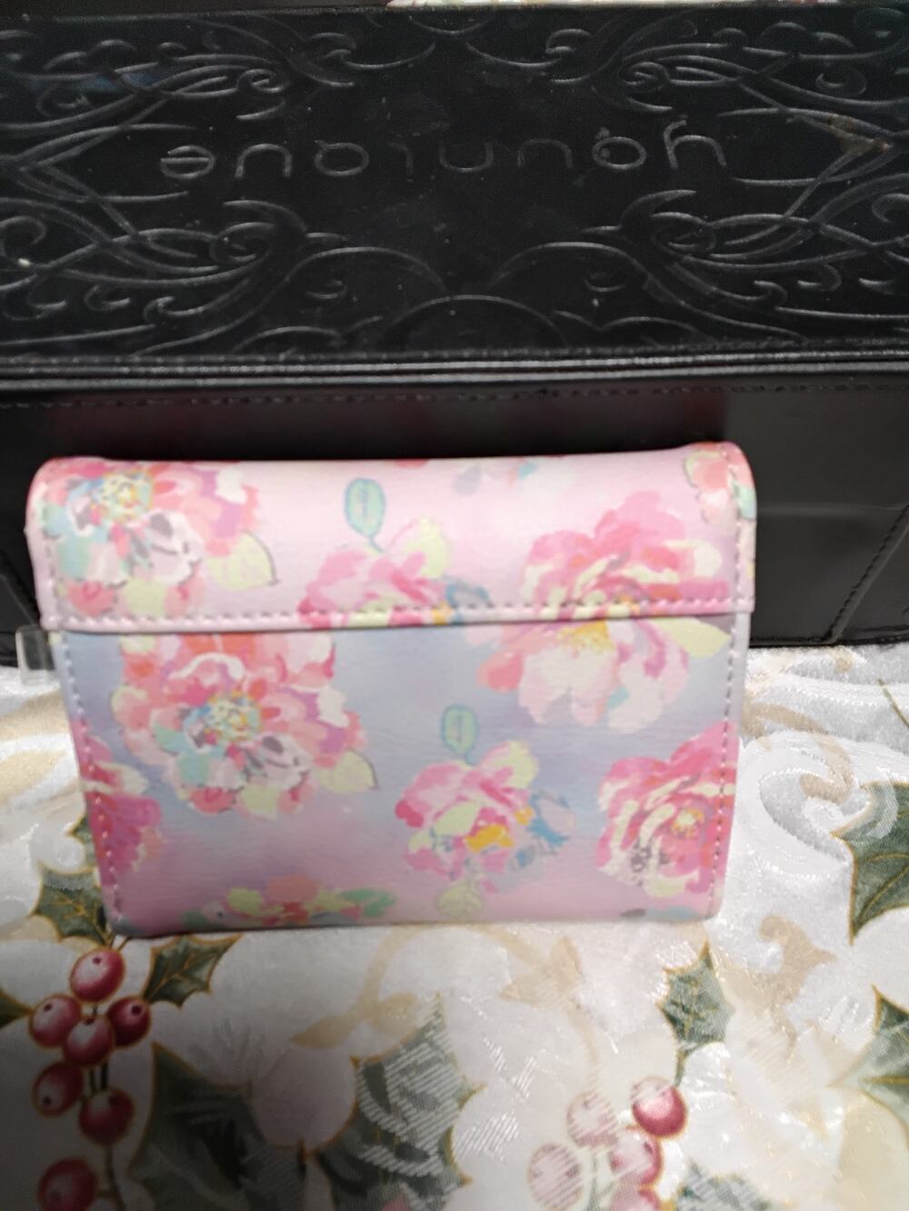Betsey Johnson "Luv Betsey" Pink Floral Wallet